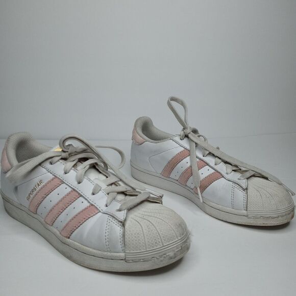 Adidas Superstar white and pink sneakers - Picture 2 of 7